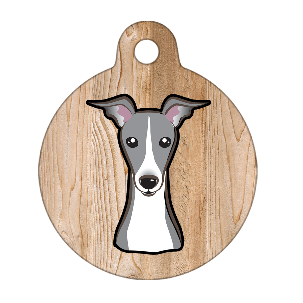 25mm Diameter Small Size - Whippet Dog