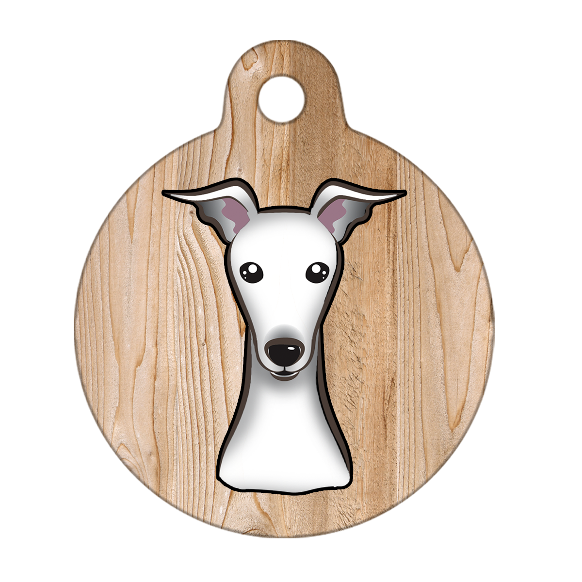 25mm Diameter Small Size - Whippet Dog