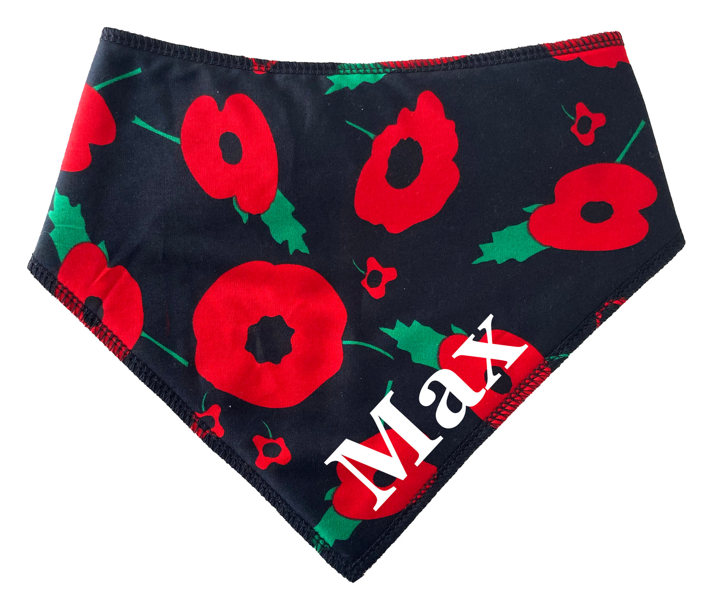 Poppy Pattern Dog Bandana