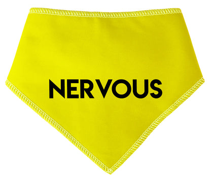 NERVOUS Dog Bandana