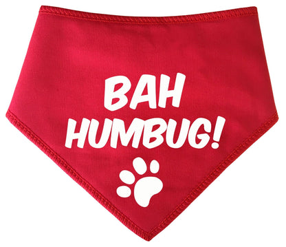 'Bah Humbug' Christmas Dog Bandana