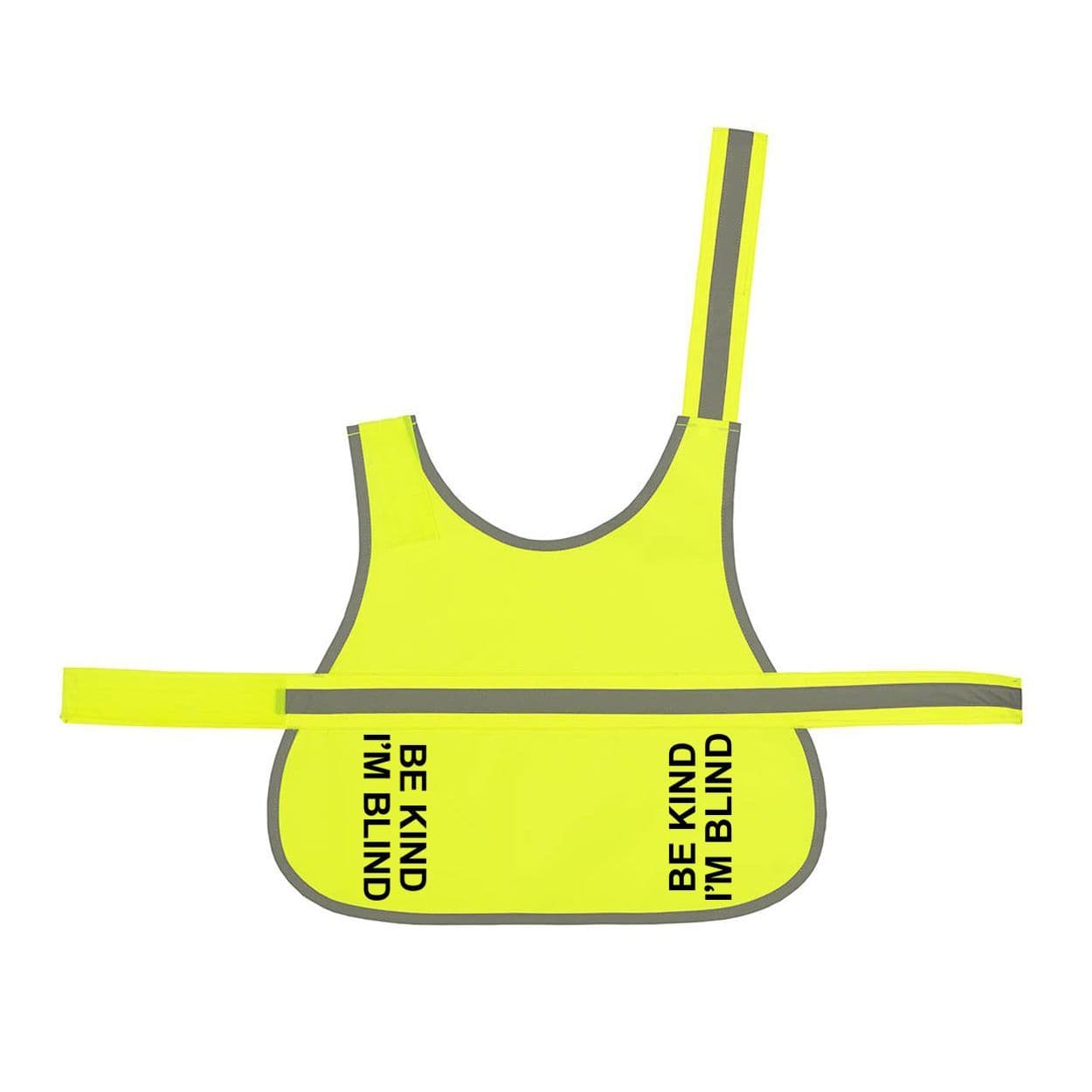 'Be Kind I'm Blind' High Visibility Lightweight Coat