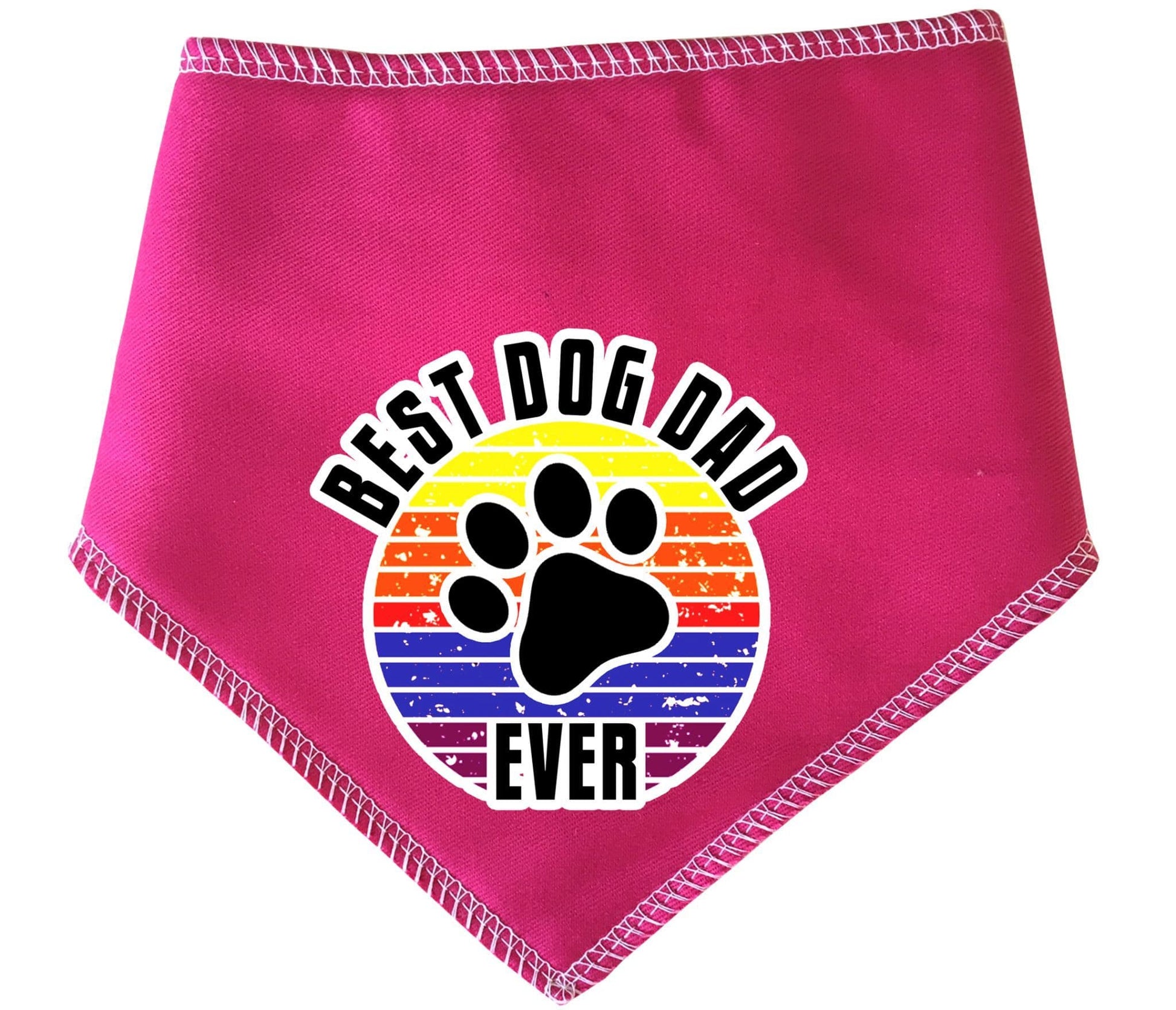 Best Dog Dad Ever Father's day Dog Bandana