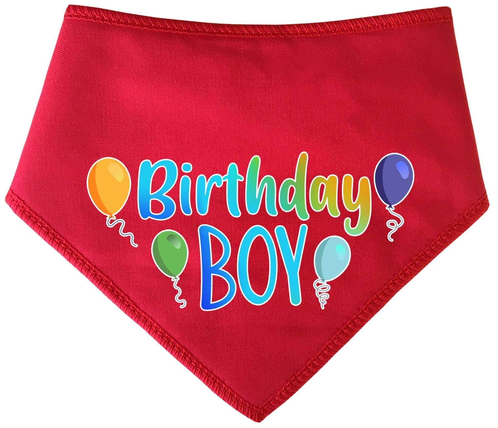 Birthday Boy With Balloons Dog Bandana