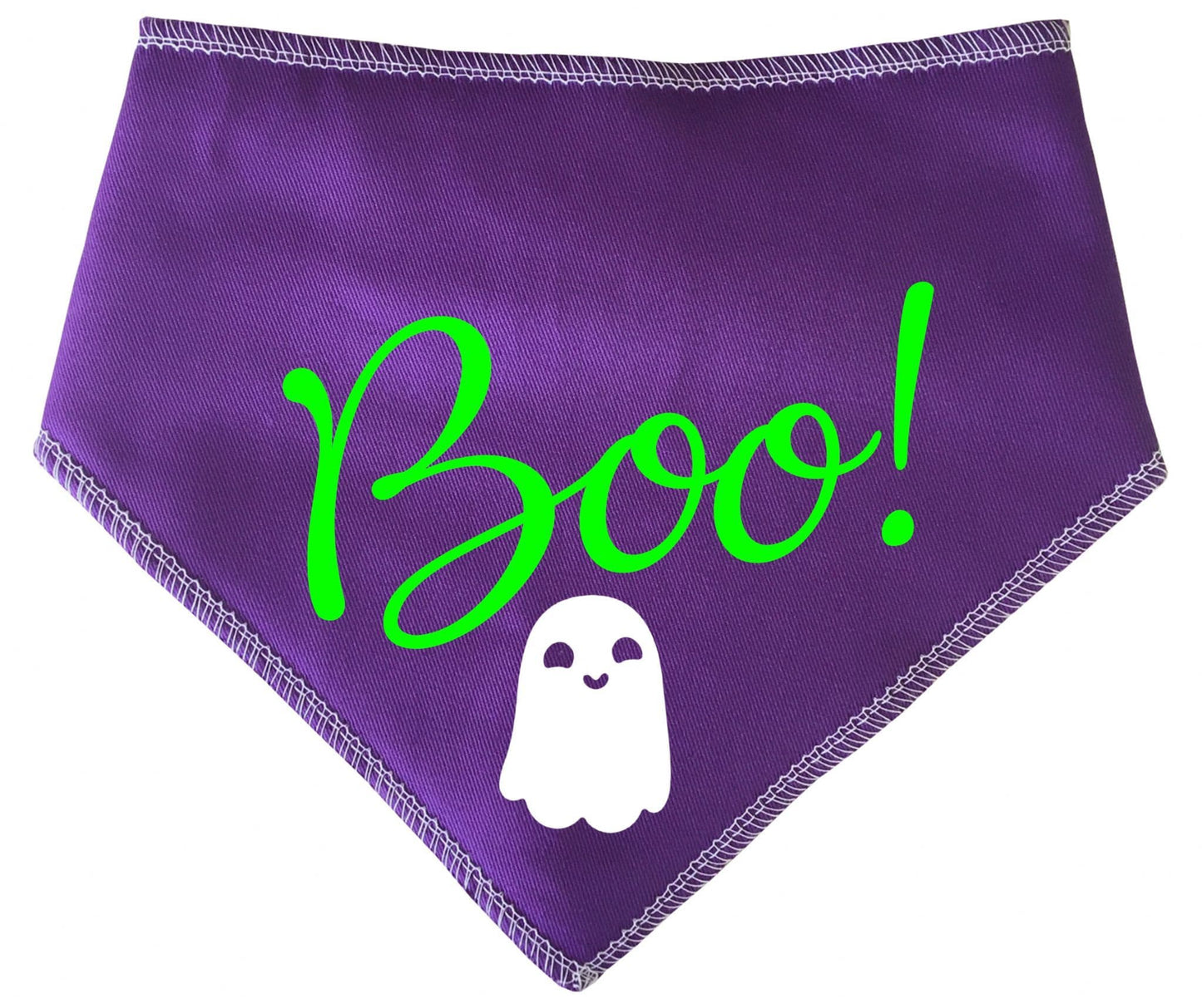 'Boo' Ghost Halloween Dog Bandana