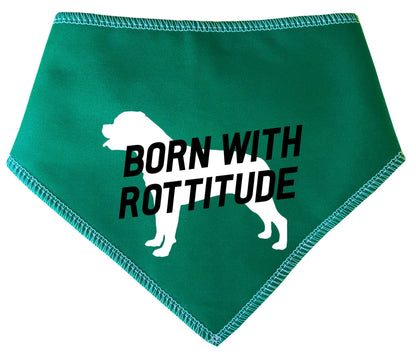 'Born With Rottitude' Dog Bandana