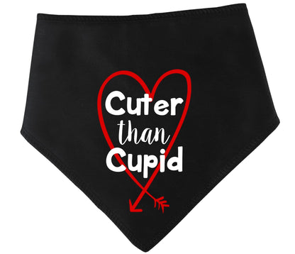 'Cuter Than Cupid' Valentine's Day Dog Bandana