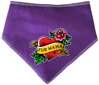 Fur Mama Tattoo  Mother's Day Dog Bandana