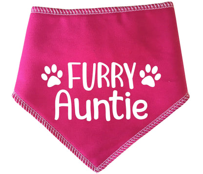 'Furry Auntie' Fur Family Dog Bandana