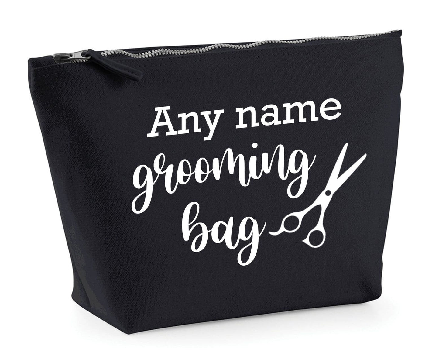 'Grooming Bag' Personalised Natural Cotton Make-Up Bag