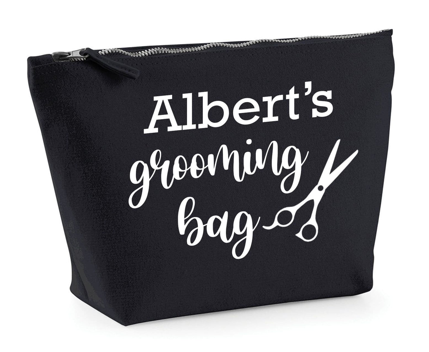 'Grooming Bag' Personalised Natural Cotton Make-Up Bag