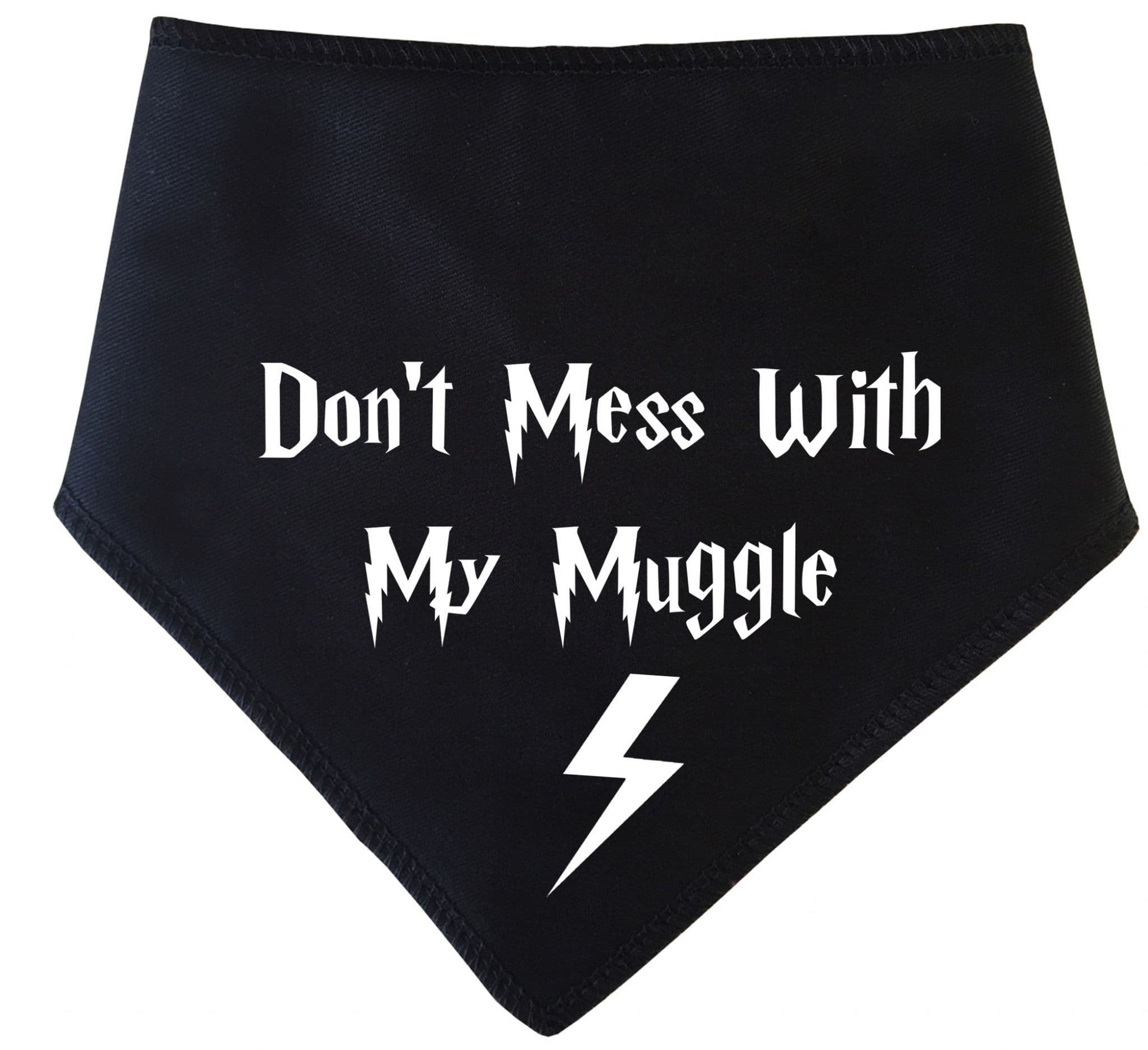 Harry Potter 'Don't Mess With My Muggle' Dog Bandana