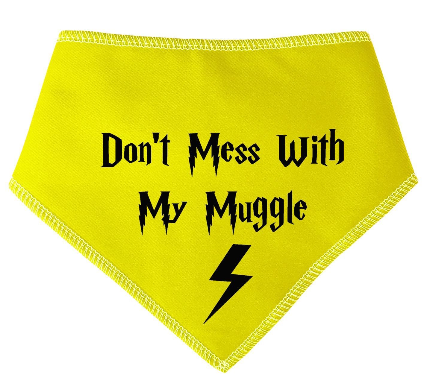 Harry Potter 'Don't Mess With My Muggle' Dog Bandana