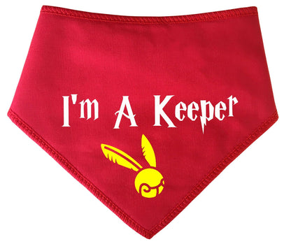 Harry Potter 'I'm a Keeper' Dog Bandana