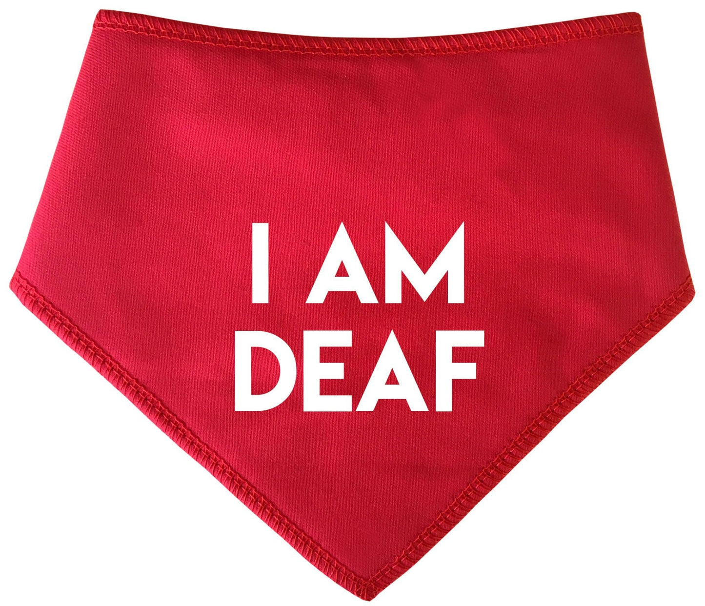 'I Am Deaf' Alert Dog Bandana