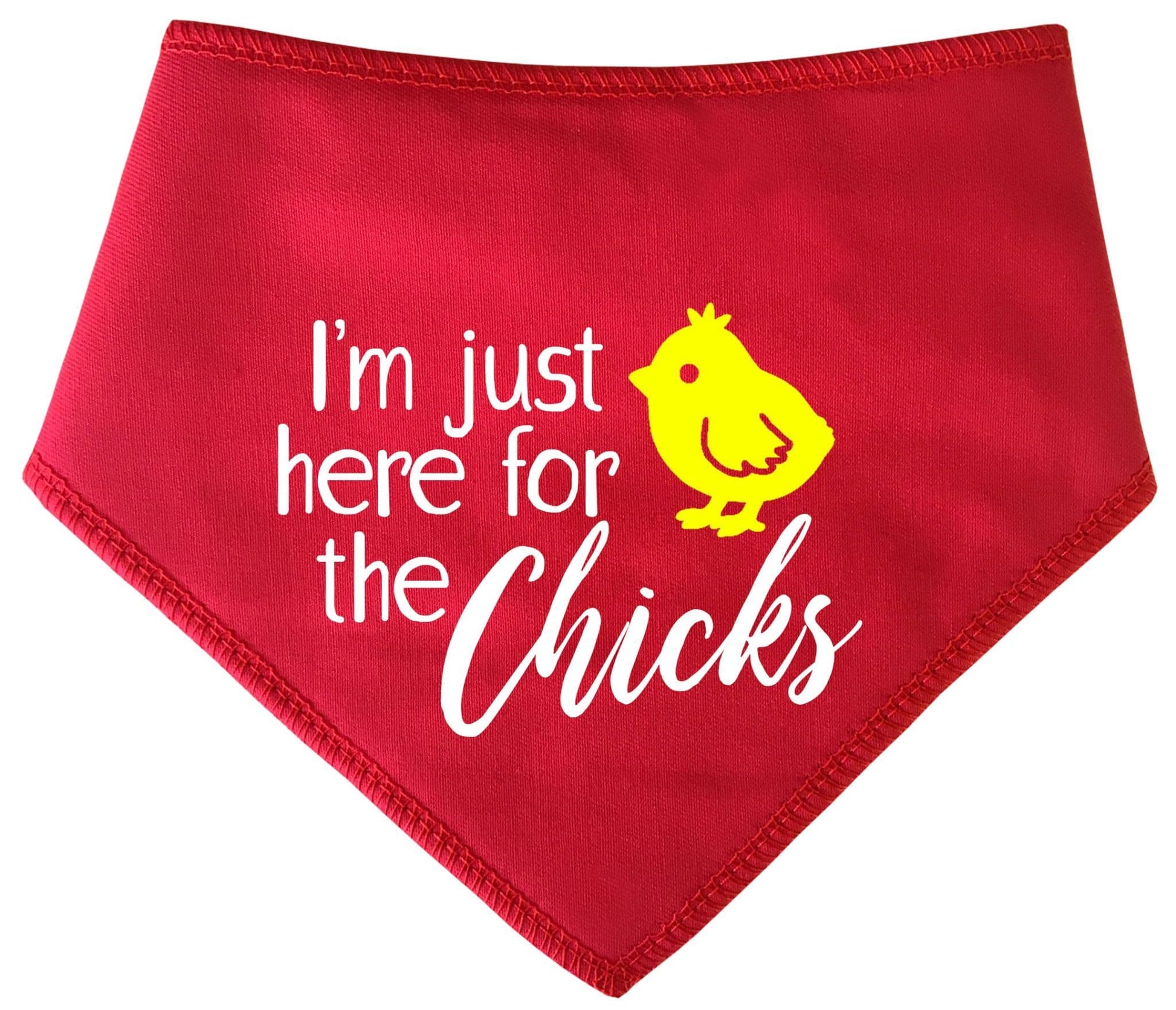 I'm just here for the Chicks' Easter Dog Bandana