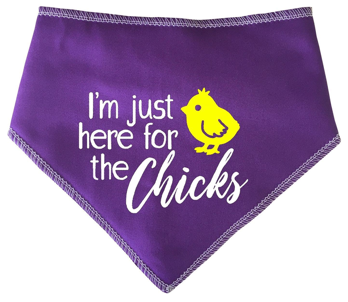 I'm just here for the Chicks' Easter Dog Bandana