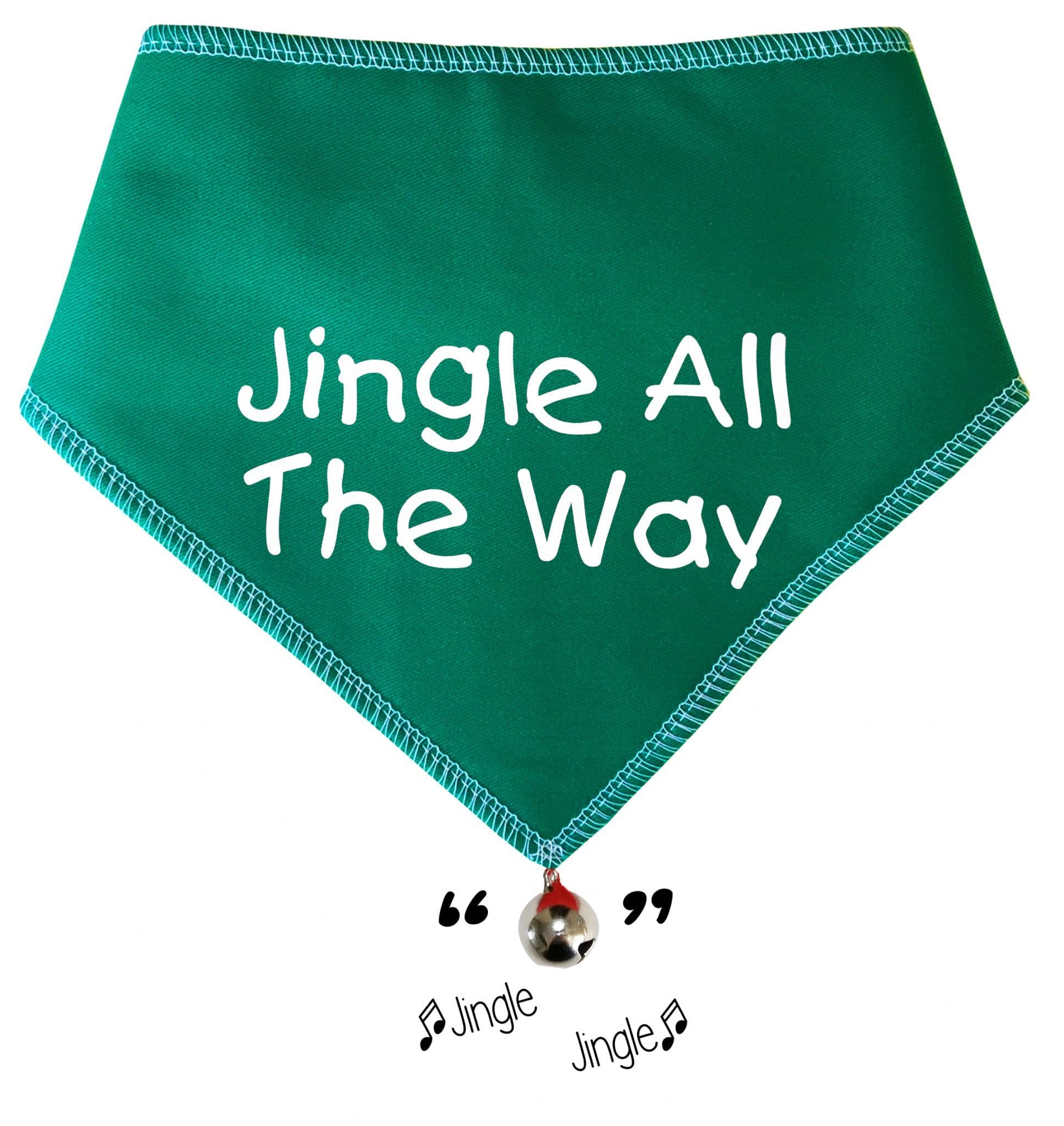 'Jingle All The Way' Christmas Dog Bandana