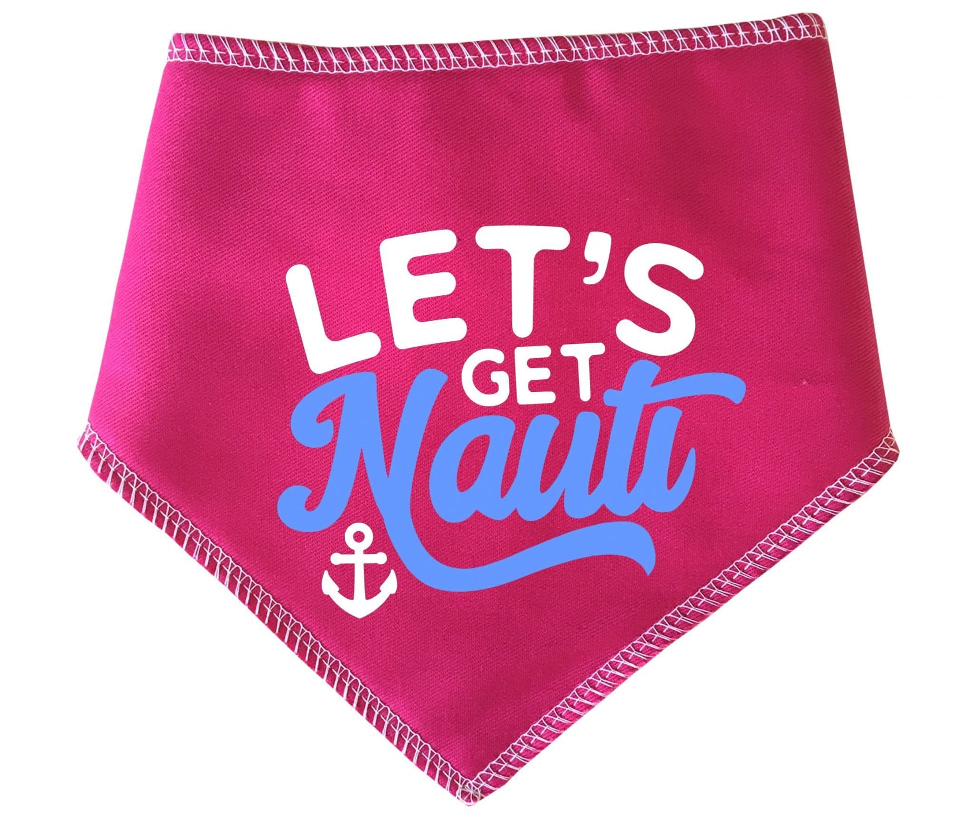 'Let's Get Nauti' Summer Dog Bandana