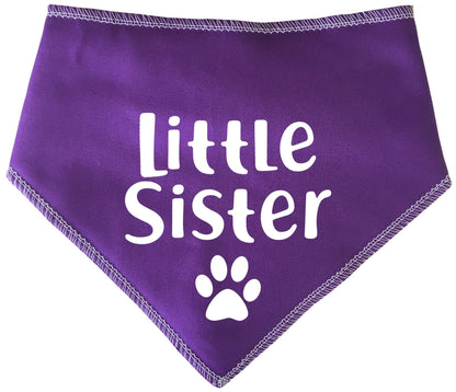 'Little Sister' Fur Family Dog Bandana