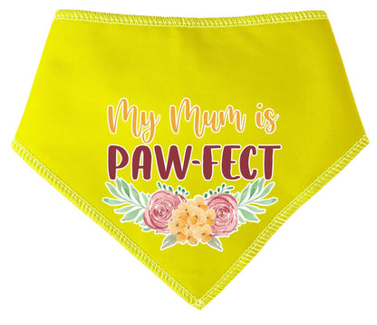 My Mum Is Pawfect  Mother's Day Dog Bandana