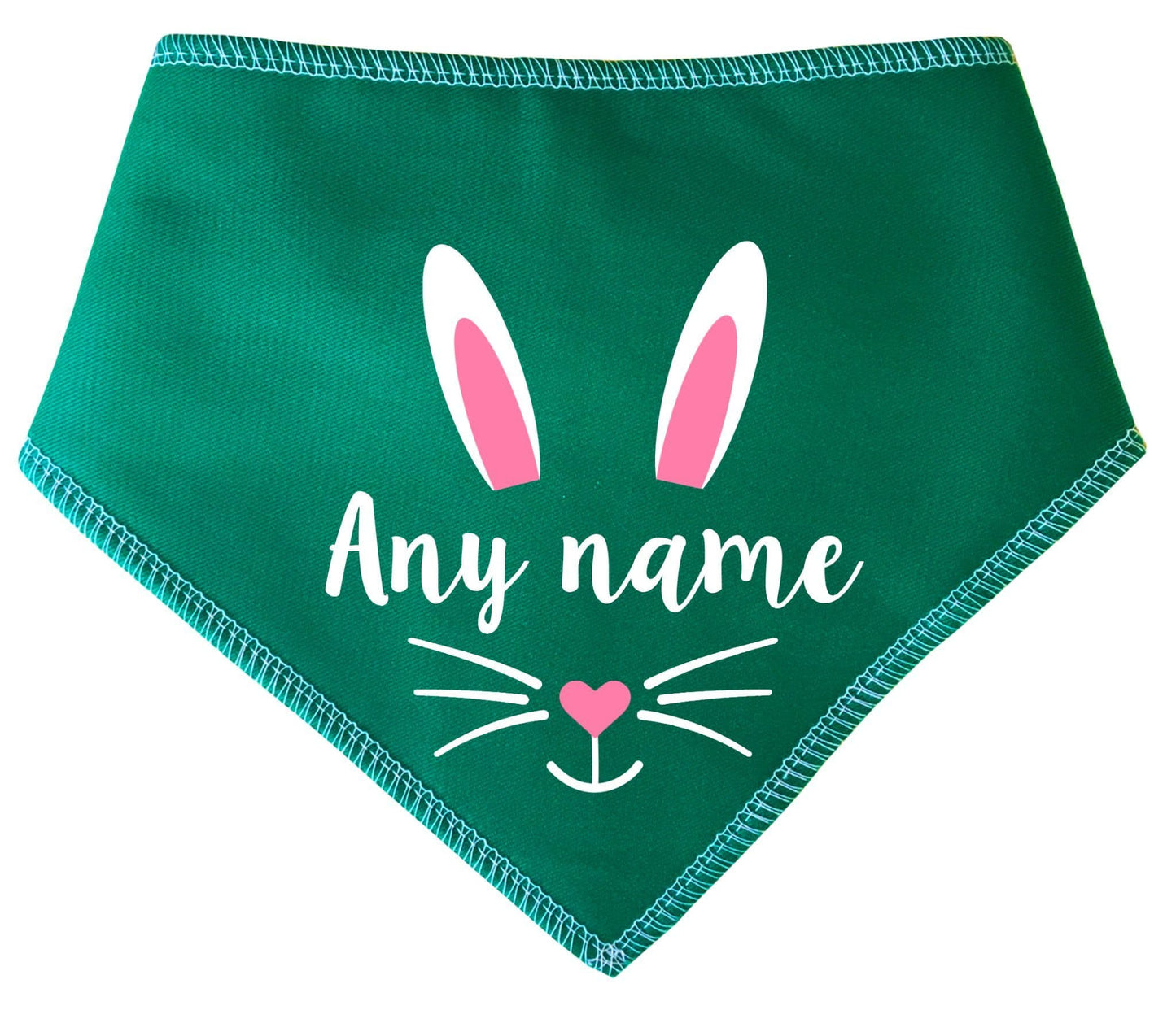 Personalised Easter Bunny Face  Easter Dog Bandana