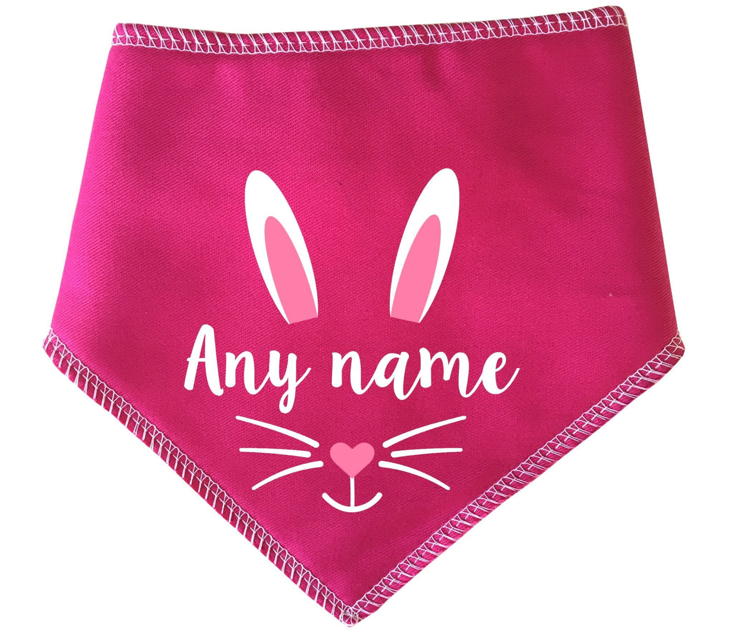 Personalised Easter Bunny Face  Easter Dog Bandana