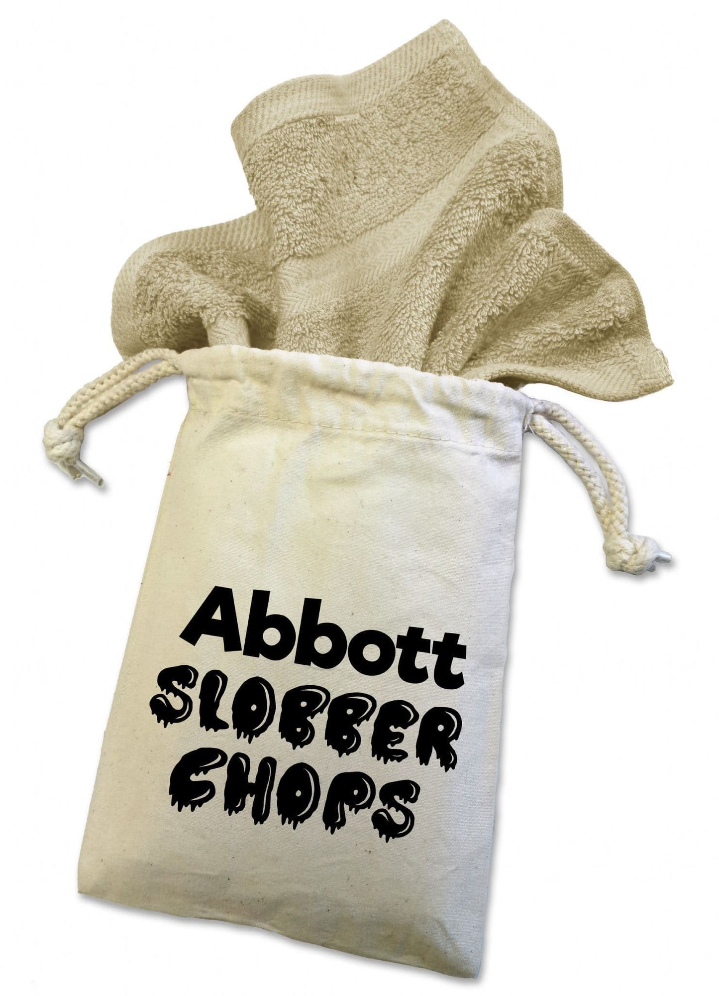 Personalised 'Slobber Chops' Dog Face Cloth For Doggy Dribbles