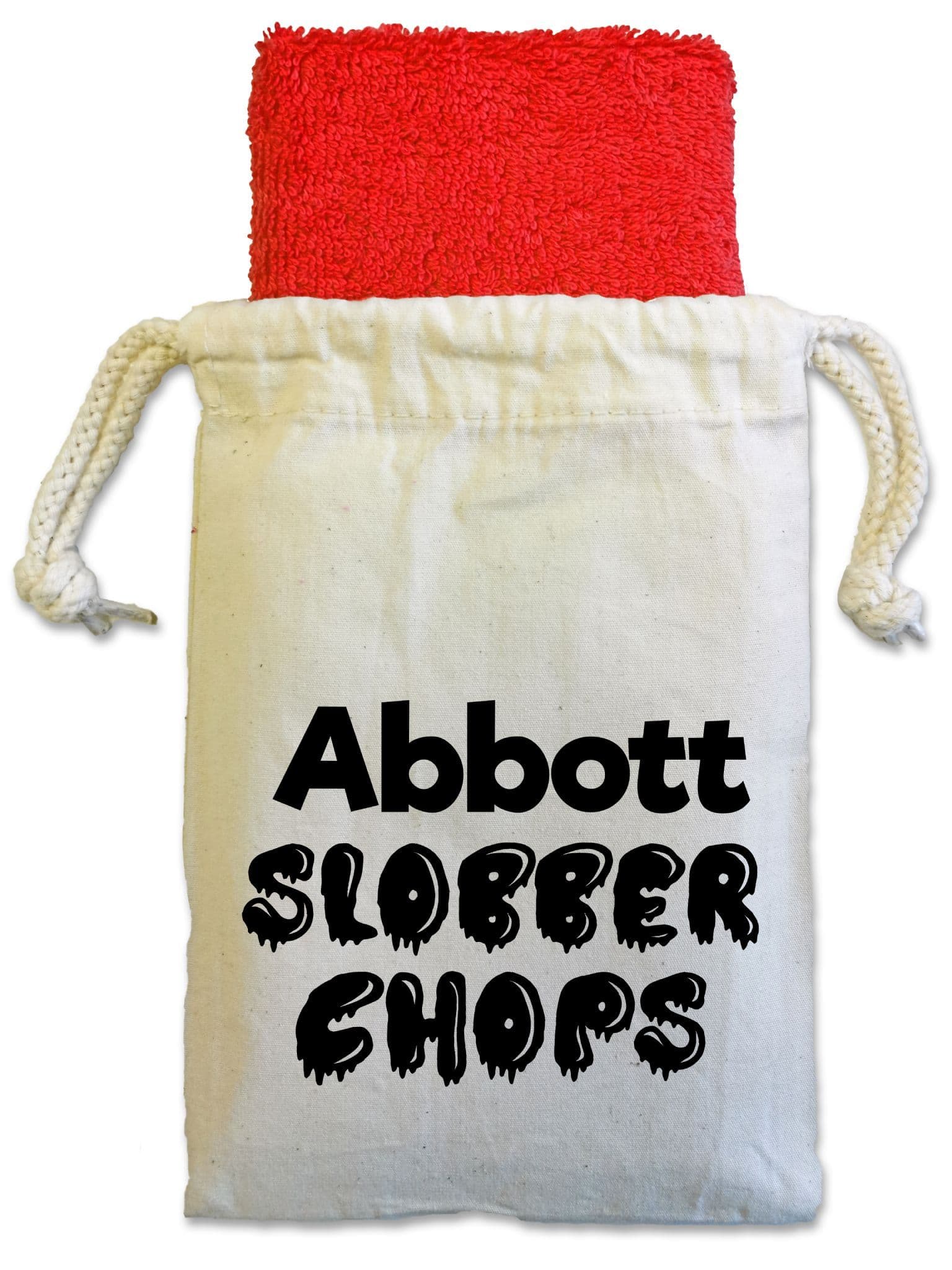 Personalised 'Slobber Chops' Dog Face Cloth For Doggy Dribbles