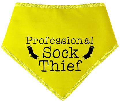 'Professional Sock Thief' Dog Bandana