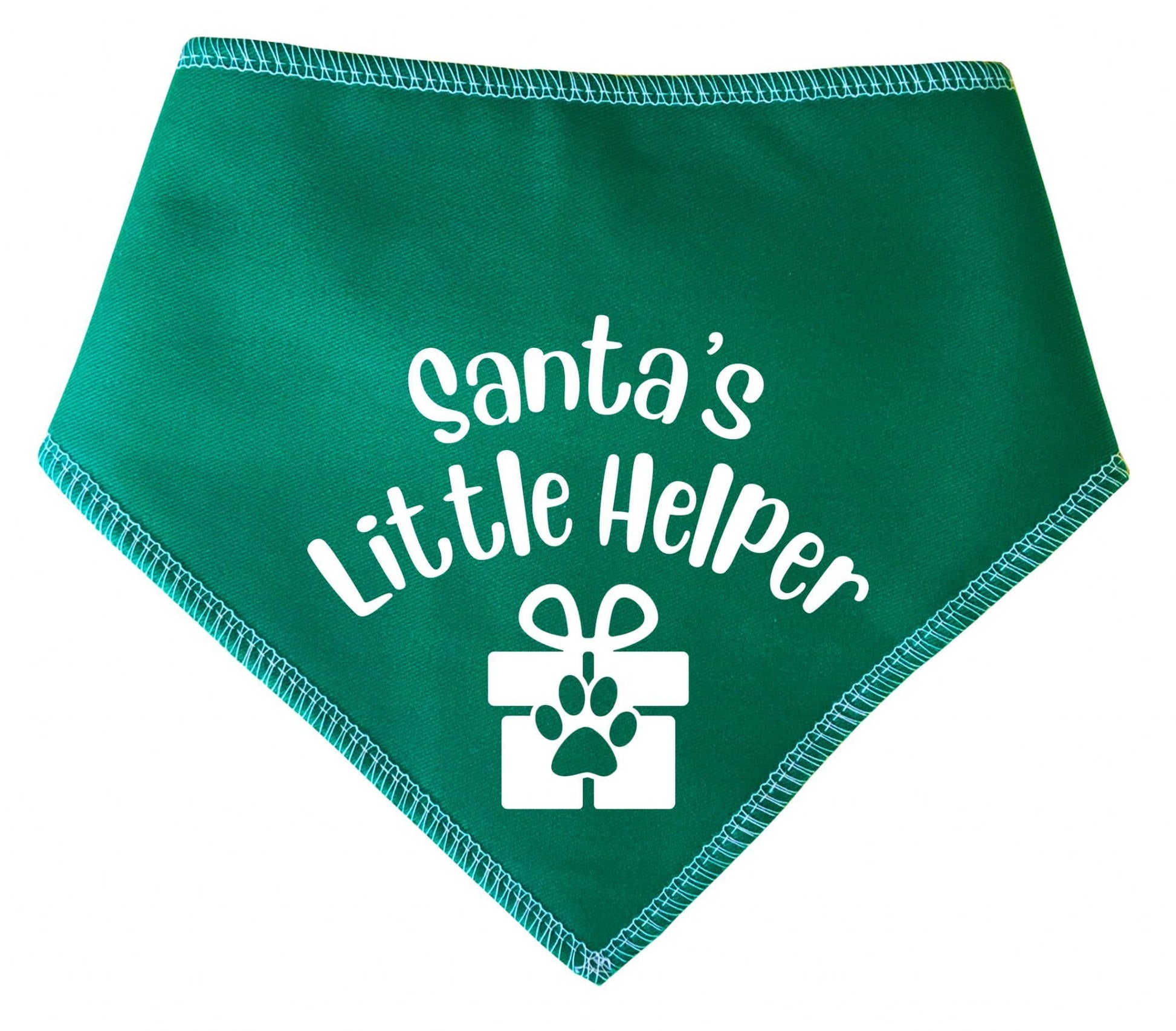 'Santa's Little Helper' Christmas Dog Bandana