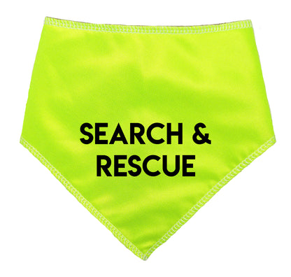 Search & Rescue Hi Vis Dog Bandana