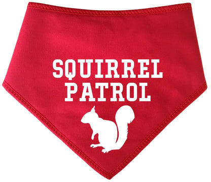 'Squirrel Patrol' Dog Bandana