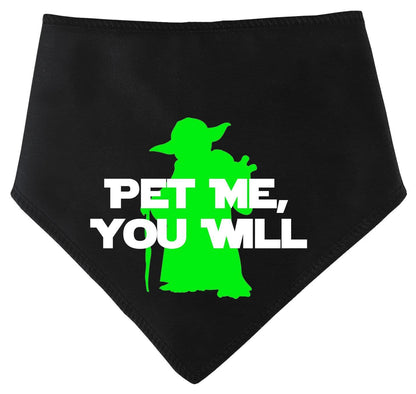 Star Wars Yoda 'Pet Me You Will' Dog Bandana