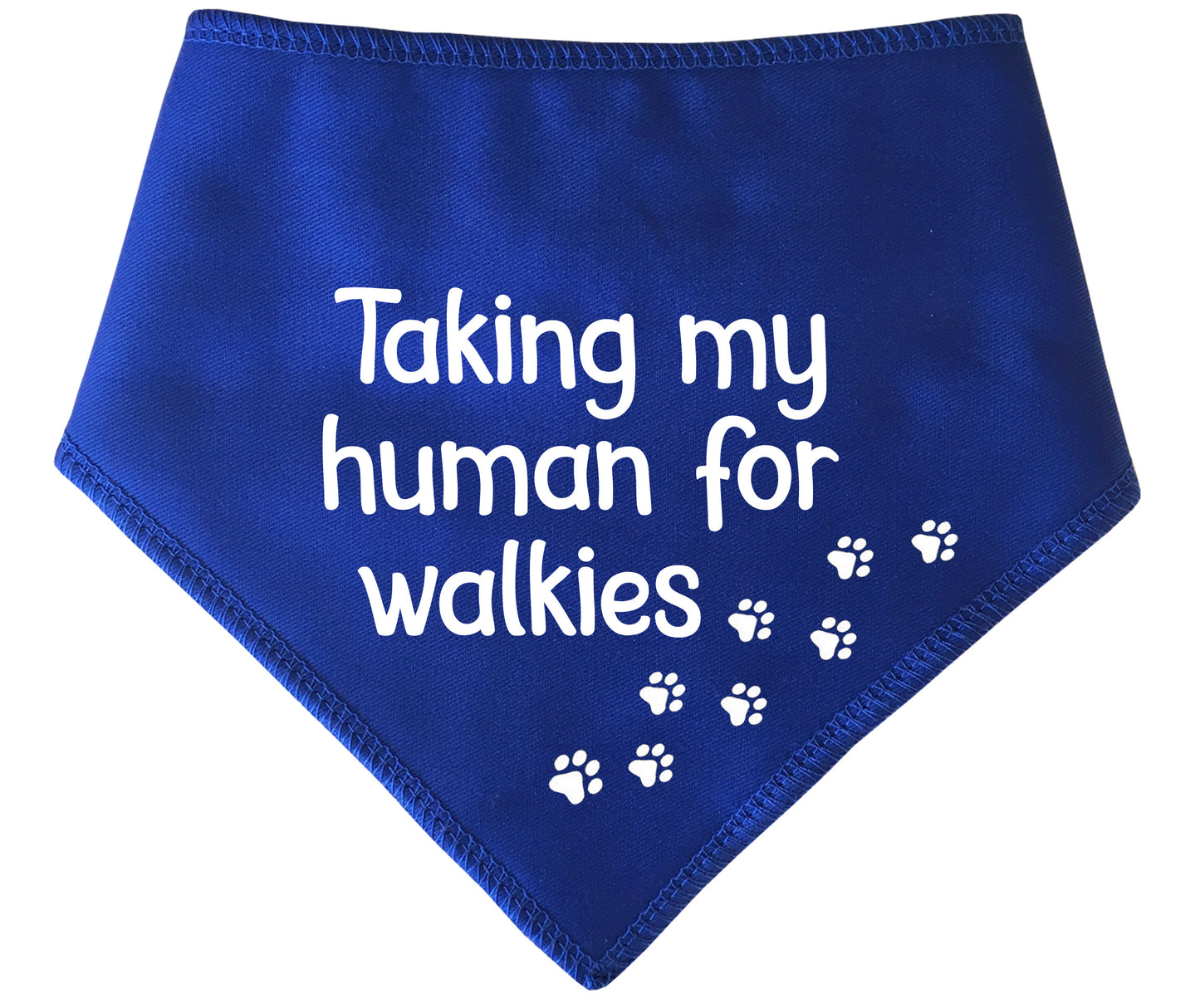 Taking My Humans For Walkies Dog Bandana