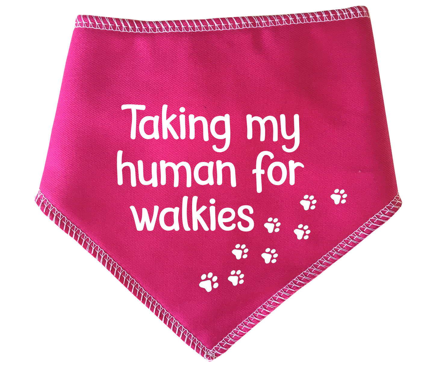 Taking My Humans For Walkies Dog Bandana