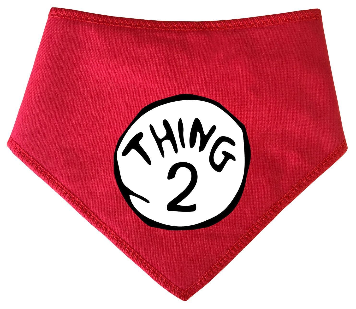 'Thing 1' Dr Zeuss Dog Bandana - All Numbers Available