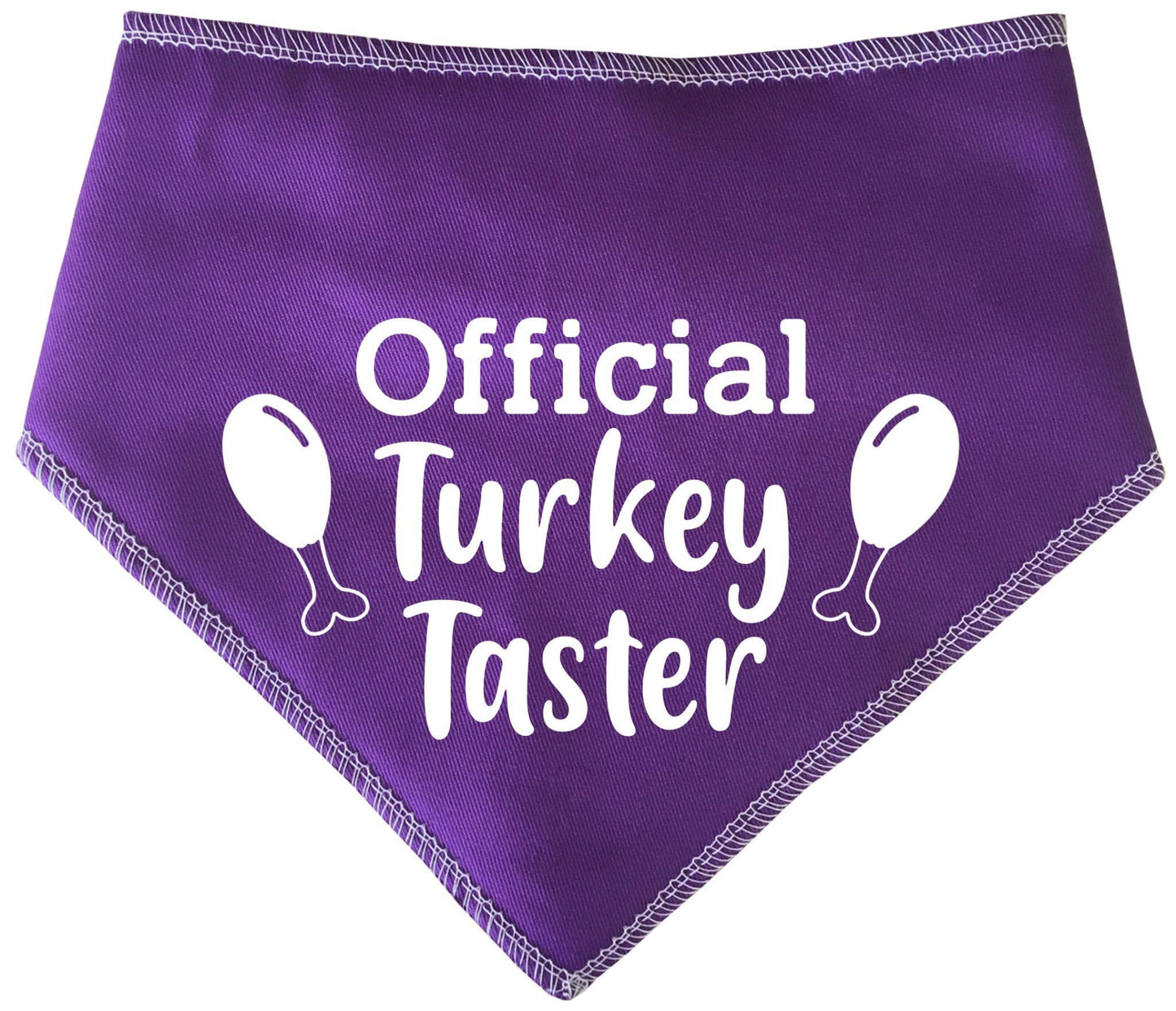 'Turkey Taster' Thanksgiving Dog Bandana