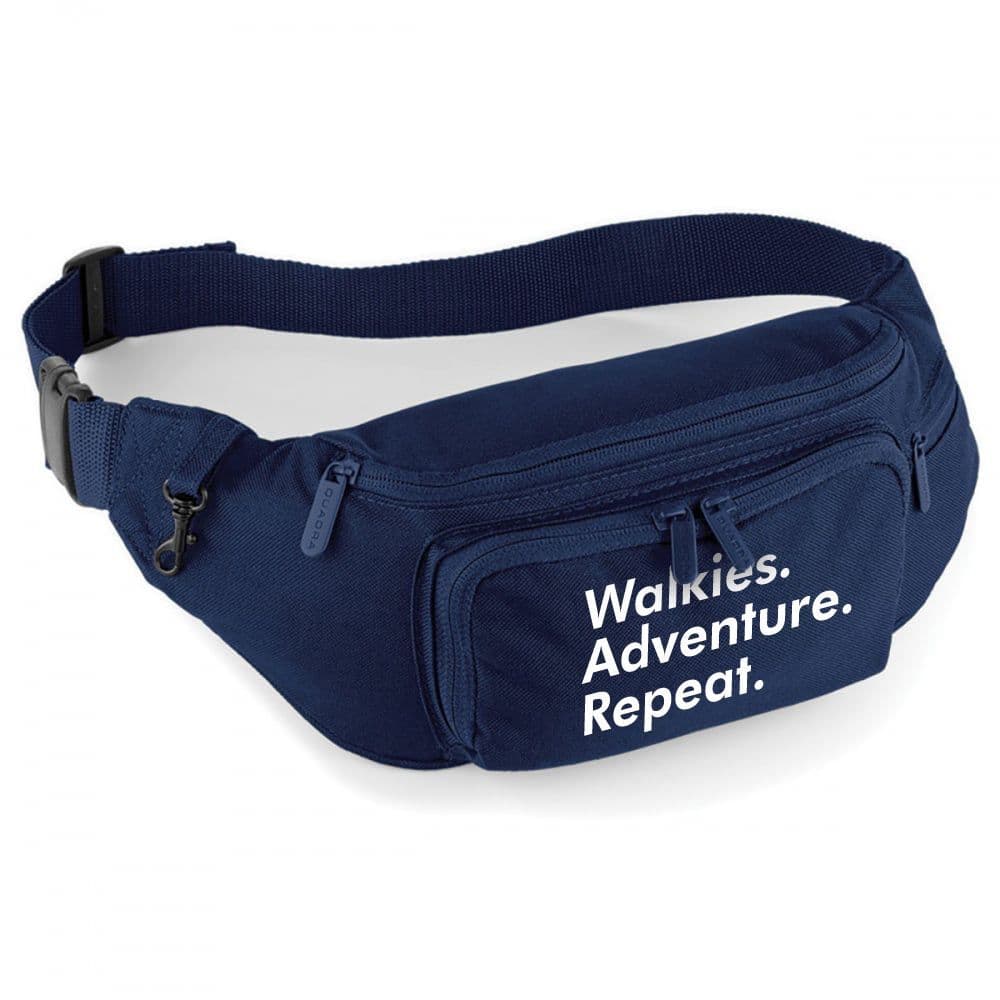 'Walkies. Adventure. Repeat.' Training Waist Bag