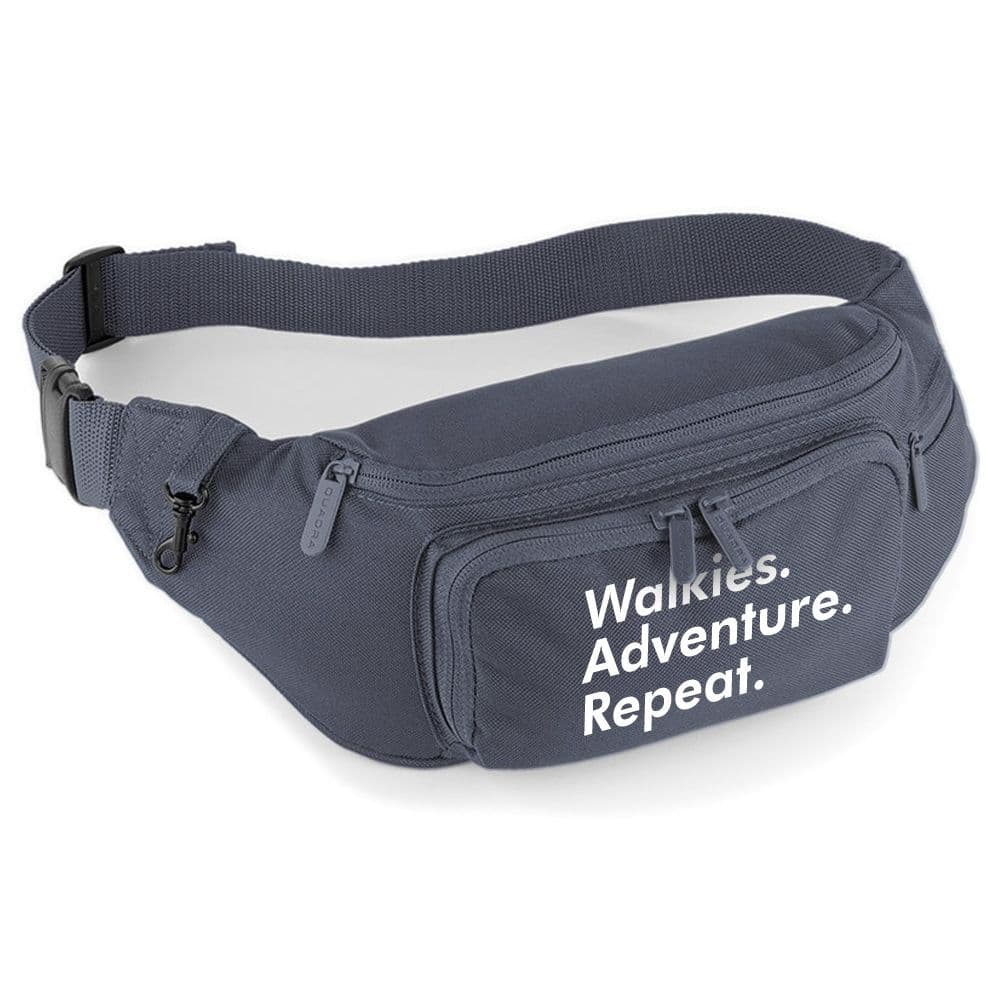 'Walkies. Adventure. Repeat.' Training Waist Bag