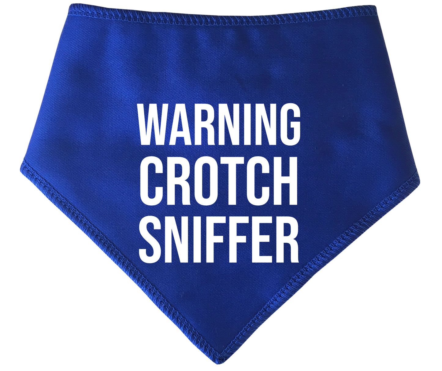 Warning Crotch Sniffer Dog Bandana