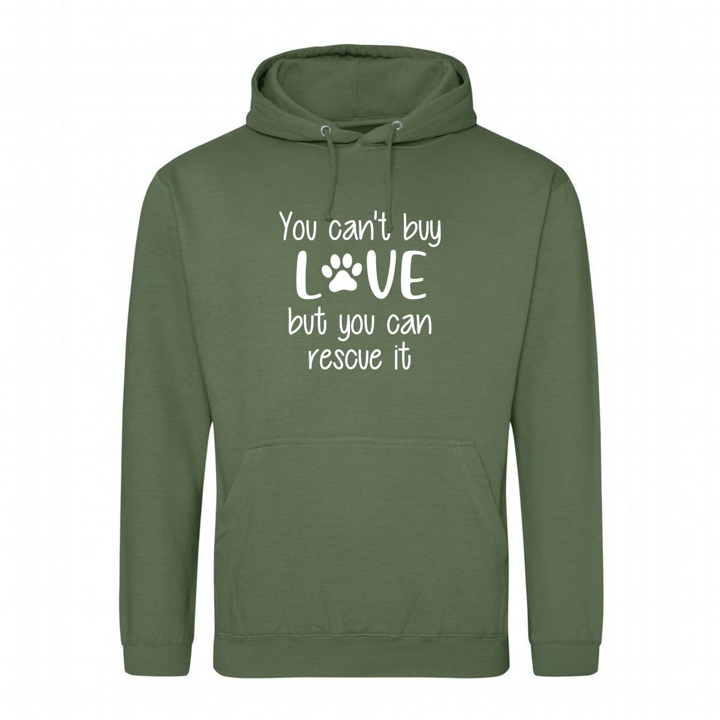 You Can't Buy Love But You Can Rescue It Hoodie